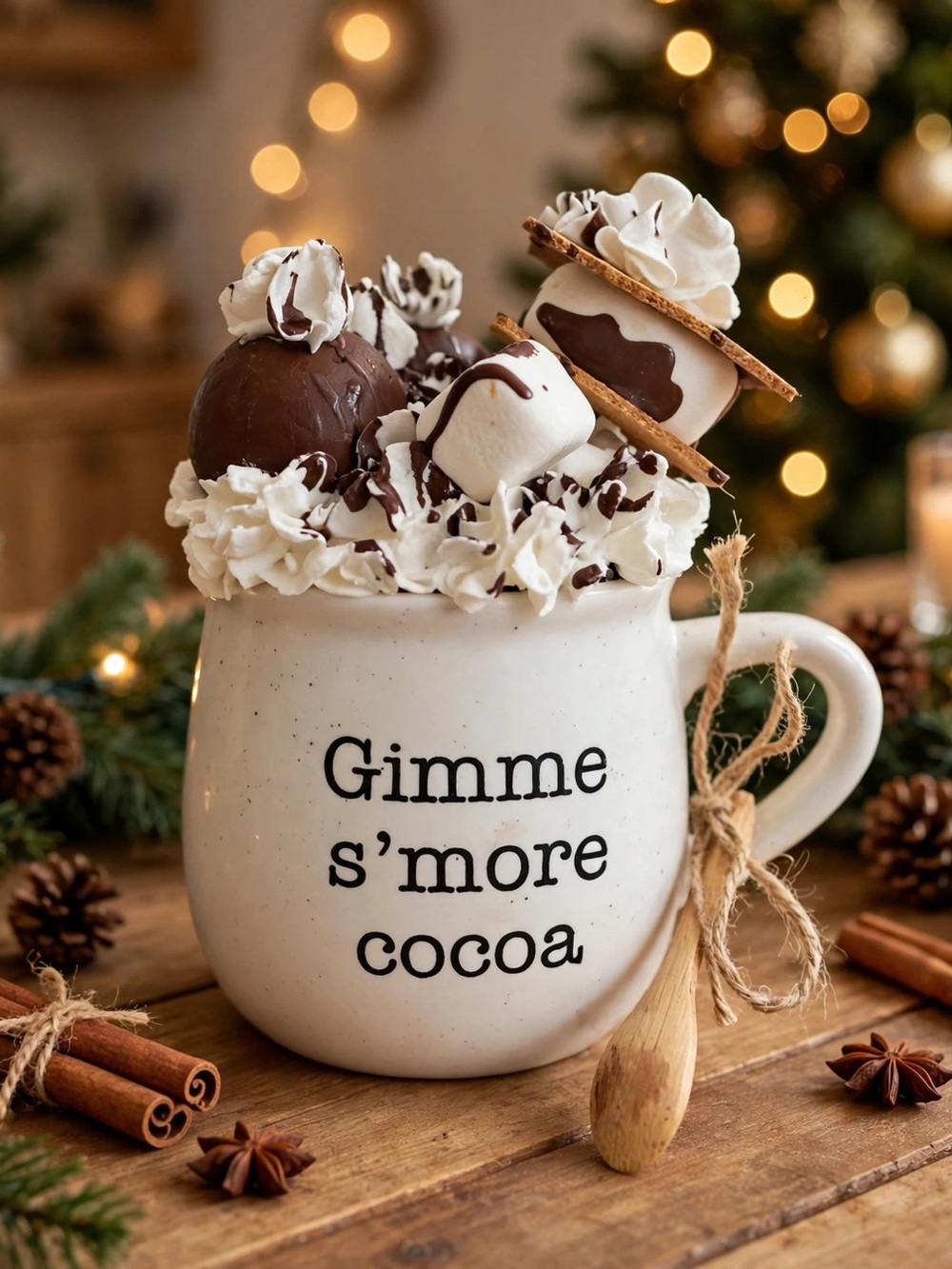 Holiday Gingerbread and Snowman Mug Set - Festive Ceramic Hot Cocoa Mugs - Picture 4 of 7